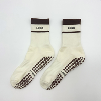 Chaussettes ras du cou personnalisables POPSOX pour femmes, respirantes, en Spandex/Nylon/Coton, antidérapantes, sans coutures, avec plusieurs positions de logo pour