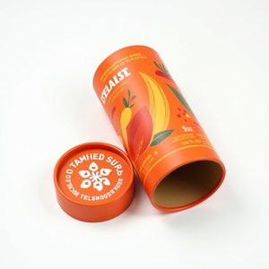 Wholesale Custom Printed Newly Designed Gift Package <b>Box</b> Eco <b>Round</b> Paper Tube Recycled Cylinder Cardboard Paper Gift Tube <b>Box</b> - Product Image 2