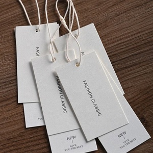 Biểu tượng tùy chỉnh dập nổi sang trọng <span class=keywords><strong>hangtag</strong></span> nhãn thẻ kinh doanh với logo Tùy Chỉnh Treo tag - Product Image 3