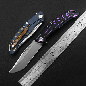 Fat <strong>Dragon</strong> M390 Steel Folding <strong>Knife</strong> Multi-Function Survival Pocket <strong>Knives</strong> High Quality Hunting Tools With Tc4 Handle DIY Grade - Product Image 6