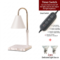 Diffuseur de cire parfumée en marbre de luxe moderne, intensité réglable, hauteur ajustable, veilleuse d'aromathérapie pour chambre et décoration intérieure