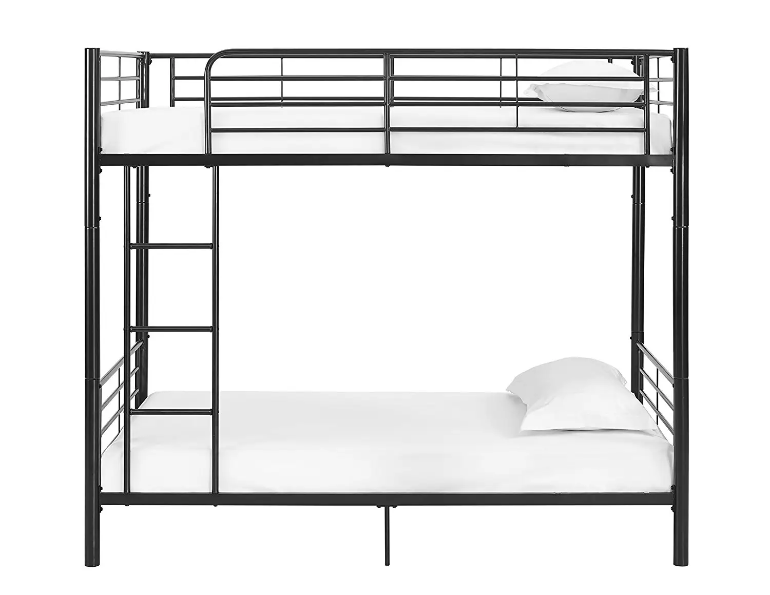 Usine prix unique Double taille en métal en acier tuyau plate-forme lit cadre Double pont avec têtes de lit