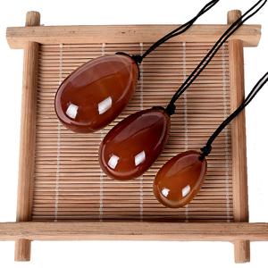 En gros Naturel sculpté Cornaline Yoni Oeufs à vendre. Yoni oeufs pour les femmes - Product Image 3