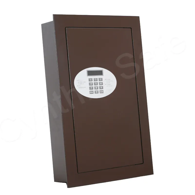 Hidden Wall Floor Safe Box Mounted Security Cabinet Electronic Digital Locker