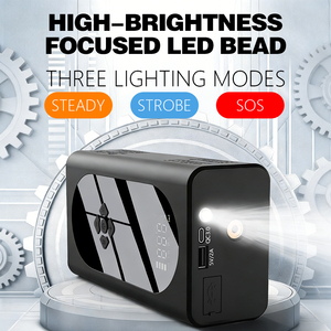 Démarreur de voiture portable haute qualité 20000mAh avec compresseur d'air pour pneus et éclairage d'urgence - Product Image 5