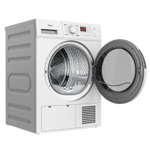 Hot Selling Laver Lavadora Y Secadora De Ropa Electric Rail Swing Heated Towel Rack Tumble Dryer With Led Display