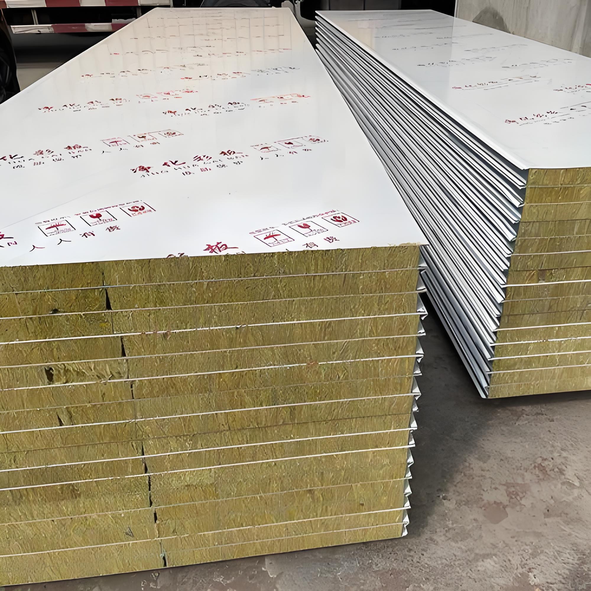 Waterproof Board, Firewall, Ceiling, Color Steel, Insulation Board, Monolithic Glass, Magnesia Wool Sandwich Panel