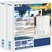 Dossiers personnalisés en gros de l'usine STX, cadeaux promotionnels, classeur à 3 anneaux, classeur transparent A4, dossier en carton