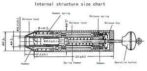 Marteau d'essai à ressort IEC60068-2-75 0,20J - Product Image 5