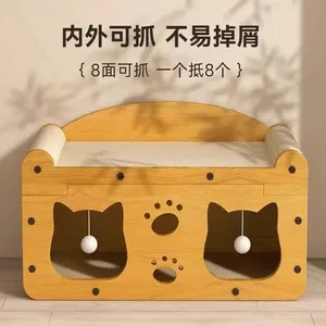 Casa para Gatos Moderna, Rectangular y Vertical, de Papel de Doble Capa, Resistente a los Arañazos y al Desgaste - Product Image 4
