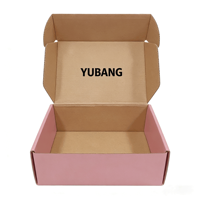 Boîtes en carton ondulé à haute rigidité en matériaux recyclés avec doublure en éponge pour vêtements, chaussures, emballages de soins de la peau, boîte aux lettres