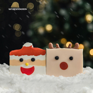 Giáng Sinh Quà Tặng <span class=keywords><strong>Laser</strong></span> In Lạnh Quá Trình Xà Phòng Thảo Dược Hương Thơm Handmade Khử Trùng Làm Sạch Da Tắm Xà Phòng 3 - Product Image 2