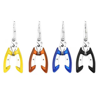 Pince multifonctionnelle en acier inoxydable à bouche incurvée Mini pince colorée ciseaux outils de poisson coupeur portable Pince de pêche