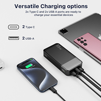 Banco de Energía NOBIS de 35W con Carga Rápida PPS y 20000mAh, USB-C QC3.0 para iPhone 17/iPad/Samsung/Laptop