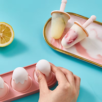 Offre Spéciale d'été Outils pour la crème glacée Moules à crème glacée en silicone Mini moule pour la fabrication de sucettes glacées