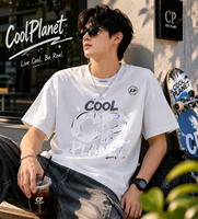 T-shirt Homme Oversize Col Rond Épaules Tombantes 100% Coton 260 GSM Streetwear Vierge Personnalisable Logo TM5007