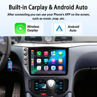 Radio para Auto con Android 12 para Maserati GranTurismo GT 2007-2017, Reproductor Multimedia Estéreo, GPS, Carplay, con Panel de Aire Acondicionado y Pantalla Táctil