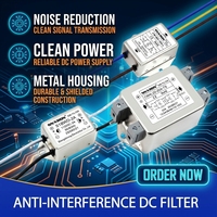 Filtre EMI DC SNXRON CW4L2 pour rail DIN européen, 12V/24V/48V/110V, section simple ou double, anti-interférences, fabriqué en Chine