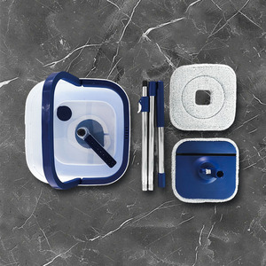 Nâng Cấp Có Thể Tháo Rời Thép Tự Riêng Biệt Hệ Thống Nước Có Thể Gập Lại Vuông Đứng Lau Đầu Thuận Tiện Xô Cho Sạch Nước Bẩn - Product Image 4