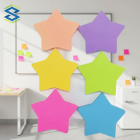 Onglets d'indexation autocollants en forme d'étoile, réutilisables, colorés, sans résidu, en papier offset, pour notes et mémos