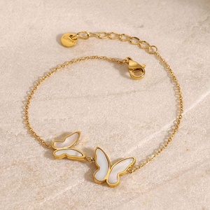 Bracelets et Joncs Personnalisés en Acier Inoxydable avec Breloques Papillon Coquillage Haut de Gamme pour Femmes et Filles – Bijoux de Mode de Marque - Product Image 5