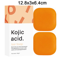 Jabón Facial y Corporal Aclarante Natural con Ácido Kójico, Vitamina C y Cúrcuma, Unifica el Tono de Piel, Hidrata, para Todo Tipo de Piel, Etiqueta OEM