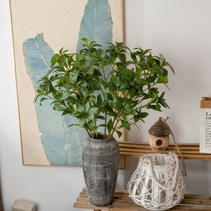 CL21300 Fleur Artificielle <span class=keywords><strong>Pieris</strong></span> <span class=keywords><strong>Japonica</strong></span> Branche Faux Tige Andromède Japonaise pour Mariage Maison Bureau Décoration de Jardin - Product Image 3