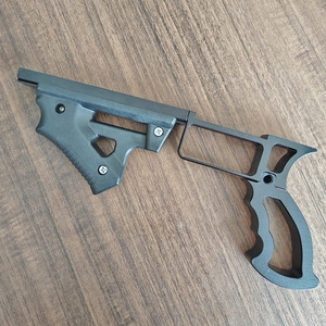 Aluminum Alloy Grip Assembly 9.2cm Spacing Split Angled Rear Handle For Slingshot Accessories - Product Image 1
