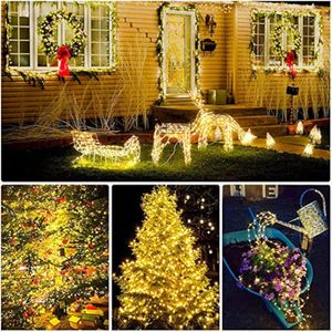 Guirlande <span class=keywords><strong>solaire</strong></span> à 100 LED en cuivre pour extérieur, éclairage <span class=keywords><strong>de</strong></span> jardin <span class=keywords><strong>solaire</strong></span> étanche pour patio, arbre, mariage, Noël - Product Image 5