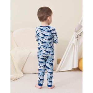 Conjunto de pijama de manga larga para mujer BambooBud, suave viscosa de bambú, ropa de dormir ajustada para mujer - Product Image 3