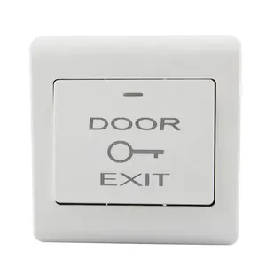 The most affordable press door switch plastic button access control system exit switch push door hidden switch