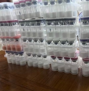 Factory Wholesale 98%+ High Quality 2in1 GHK-Cu Blue Copper Peptide Cosmetic Material Peptide Hydrolyzed Fish <b>Collagen</b> Peptide - Product Image 1