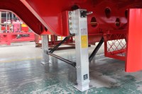 Semi-remorque à ridelles robuste à 3 essieux de 40 pieds, capacité 60 tonnes, pour conteneurs maritimes et logistique en Afrique