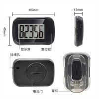 Podomètre 3D 3DTriSport Walking avec clip et sangle, eBook gratuit 3DFitBud Simple Step Counter Walking
