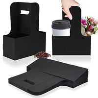 Boîte à fleurs portable en papier kraft pour café, thé au lait, desserts, gâteaux, emballage à emporter, boîte rectangulaire pour cadeaux et artisanat