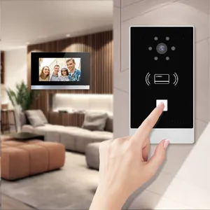 Video Intercom Voor Thuis Met Slot Intercom Systeem Gezichtsherkenning Voor Villa