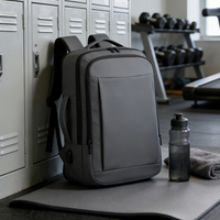 Sac à dos pour ordinateur portable grande capacité personnalisable avec logo, port de chargement, idéal pour les voyages courts