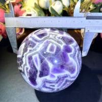 Vente en gros de pierres précieuses naturelles pour la guérison, sphères d'améthyste de rêve, boules de cristal pour la méditation et le Feng Shui