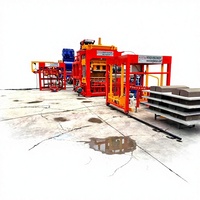 Machine de fabrication de briques creuses en béton HongFa Qt12-15, ligne de production de blocs de ciment hydrauliques entièrement automatiques de grande taille pour usine