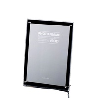Présentoir de caractères personnalisé, porte-signe de Table, étiquette de Table transparente verticale, modèle acrylique, support de bureau, panneau d'affichage