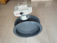 Vanne à lame d'air électrique à haute température Turbine pneumatique en acier inoxydable régulant la poussière de Ventilation manuelle papillon