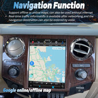 Écran tactile radio stéréo Android HD IPS 12,1 pouces pour Ford F250 F350 F450 2008 Écran Tesla SYNC 3 Système de mise à niveau de navigation
