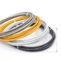 Kit de câbles de frein et de levier de vitesses pour vélo de route pliable SY MTB, tube tressé en acier de 5 mm, 3 mètres