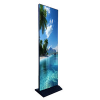 65 pouces plein écran lcd affiche wifi contrôle vidéo led affiche écran miroir led affiche écran
