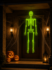 <span class=keywords><strong>Scheletro</strong></span> Luminoso Decorazione <span class=keywords><strong>Halloween</strong></span> 1,5m a Grandezza Naturale, Prezzo di Fabbrica, Articolo di Grande Successo per Porta d'Ingresso e Portico - Product Image 4