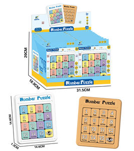Juego de Rompecabezas Magnético Deslizante Inteligente de Matemáticas 3x3 4x4 5x5, Juguetes de Rompecabezas Klotski - Product Image 2