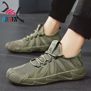 Zapatillas Deportivas Ligeras y Transpirables para Hombre, Diseño Antideslizante para Correr, Forro de Malla, Entresuela y Suela de PVC - Product Image 2