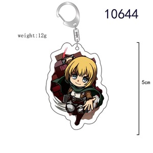 59 Estilos de <span class=keywords><strong>Shingeki</strong></span> <span class=keywords><strong>No</strong></span> <span class=keywords><strong>Kyojin</strong></span>, Rivaille, Ackerman, Eren Jaeger, Llavero de Acrílico de Anime, Joyería de Plástico de Dibujos Animados - Product Image 5