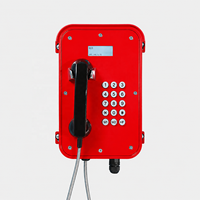 Point de rappel d'urgence robuste avec affichage du numéro d'appelant pour les zones ferroviaires, métro et industrielles, téléphone industriel étanche IP65