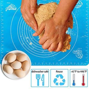<b>Silicone</b> Kitchen Kneading Dough Mat Cookie Cake Baking <b>Tools</b> Thick Non-stick Rolling Mat Pastry Accessories Baking Sheet Pads - Product Image 3
